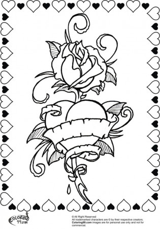 Heart Coloring Pages For Adults Tags — Mental Health Coloring Pages Stars  And Skulls Big Heart Book To Printable
