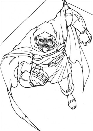 Doctor Doom coloring pages