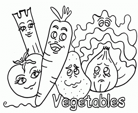 Fruit And Vegetable Coloring Pages (18 Pictures) - Colorine.net ...