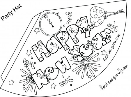 color pages ~ Amazing Happy New Year Coloring Pages ...