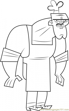 Chef Hatchet Coloring Page - Free Total Drama Island ...
