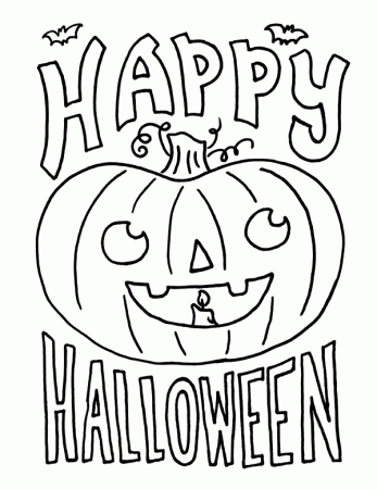50 Best Halloween Printable Coloring Pages | Halloween Celebration