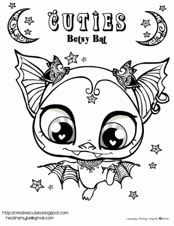 Quirky Artist Loft: 'Cuties' Free Animal Coloring Pages
