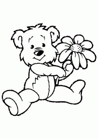 Beautiful Teddy Bear Coloring Pages - Coloring Pages For All Ages