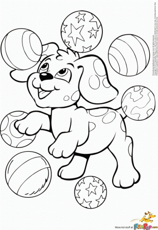 Puppy Coloring Pages Free Printable Puppy Coloring Page Puppy ...