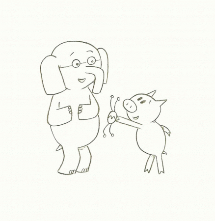 Elephant And Piggie Coloring Pages - Coloring Page Photos