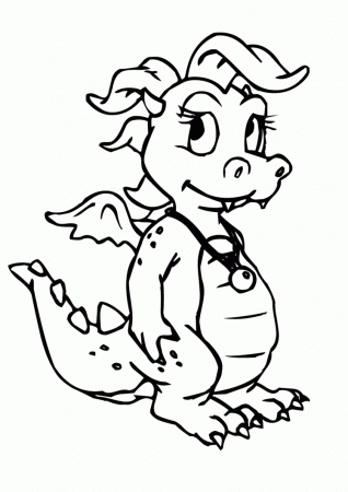 Animal Coloring Pages Dragons - Coloring Pages For All Ages