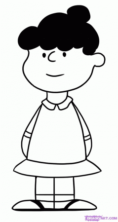 Draw Violet Grey from The Peanuts Gang, Step by Step, Drawing ...