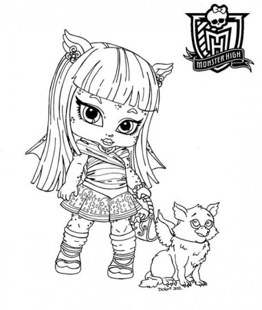 Baby Doll Printable - Coloring Pages for Kids and for Adults