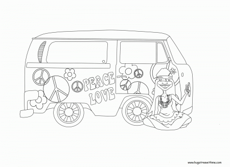 12 Pics of Printable Hippie Coloring Pages - Hippie Designs ...