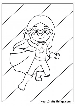 Superhero Coloring Pages (Updated 2022)