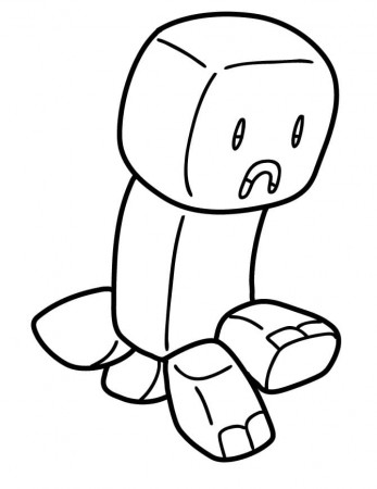 Creeper coloring pages - Free coloring pages for Kids