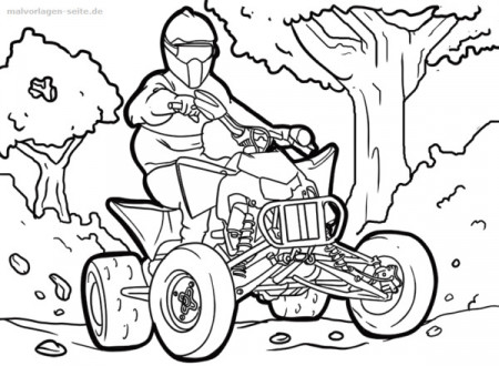 4 Wheeler Coloring Pages posted by Christopher Mercado