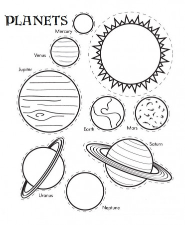 Free Printable Planet Coloring Pages For Kids