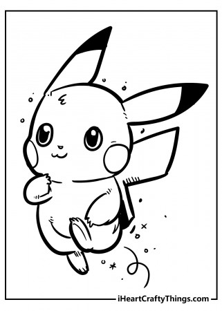 40 Powerful Pikachu Coloring Pages (Updated 2022)