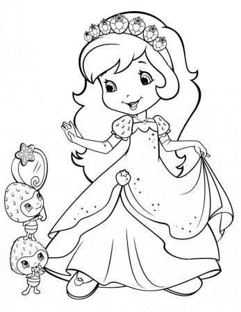strawberry shortcake coloring pages sheets 5 - Gianfreda.net