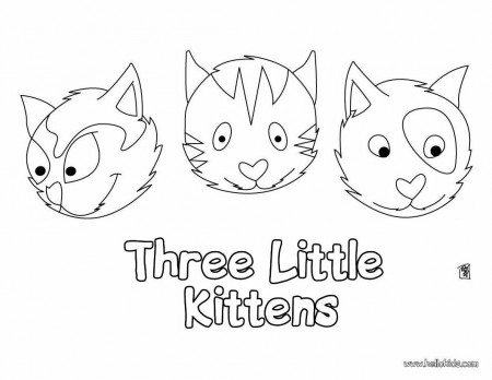 CAT coloring pages - Cute kitten