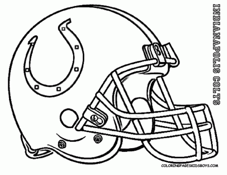 Indianapolis Colts Coloring Page