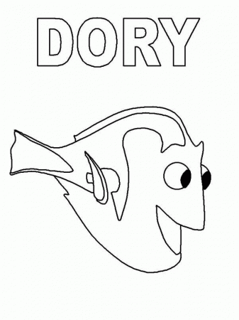 7 Pics of Finding Nemo Dory Coloring Pages - Dory Finding Nemo ...
