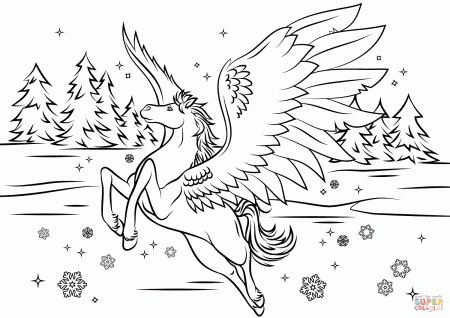 Bella Sara Pegasus coloring page | Free Printable Coloring Pages