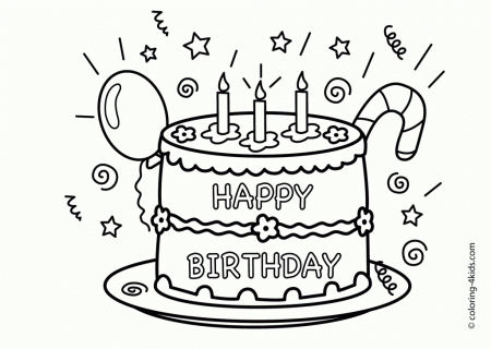 Happy Birthday Curious George Coloring Pages Printable Kids ...