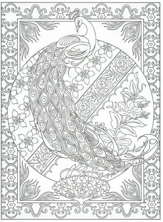 Peacocks Art & Coloring | Peacocks, Coloring Pages ...