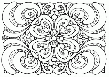 coloring adult patterns from the gallery zen anti stress. coloring ...