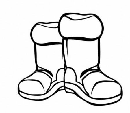 Boot - Coloring Pages for Kids and for Adults