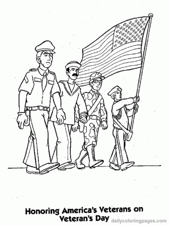 Veterans Day Coloring Pages For Kids And Worksheets For Kids: Get ...