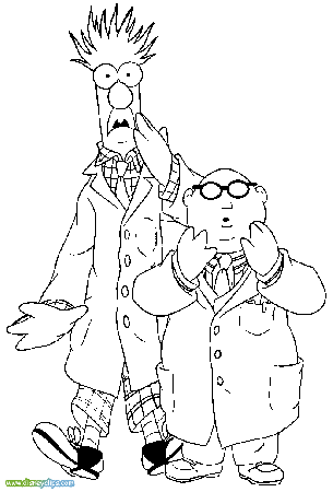 Beaker Muppet Coloring Pages - Coloring Pages For All Ages