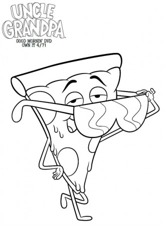 Free Pizza Steve Coloring Page from ...