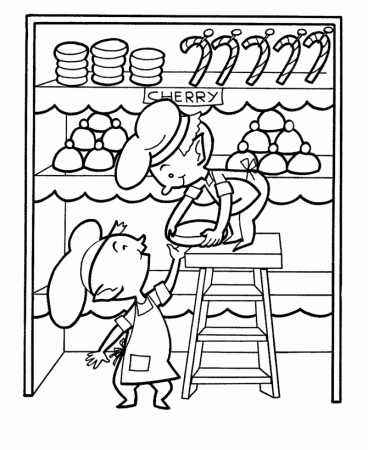 Christmas Elf Coloring Pages – coloring.rocks!
