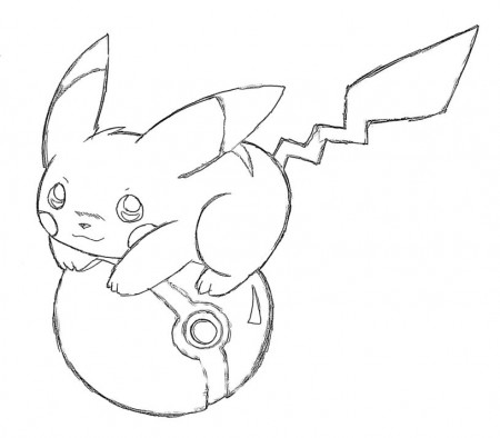 Coloring : Pikachu On Pokeball Coloring Page Bestappsforkids ...