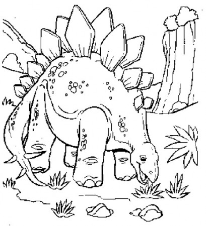 Dinosaur Coloring Page coloring page & book for kids.
