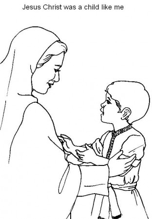coloring pages about jesus as a boy: coloring pages about jesus as ...