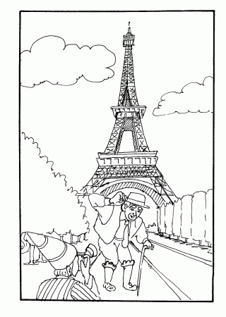 pages coloring ~ Eiffel Tower Coloringges Children Rugrats Inris ...
