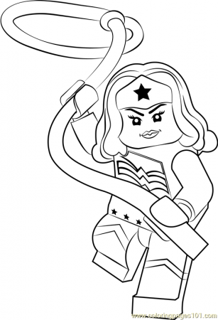 Lego Wonder Woman Coloring Page for Kids - Free Lego Printable Coloring  Pages Online for Kids - ColoringPages101.com | Coloring Pages for Kids