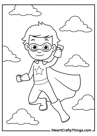 Superhero Coloring Pages (Updated 2023)