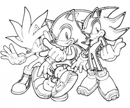 20+ Free Printable Sonic the Hedgehog Coloring Pages - EverFreeColoring.com