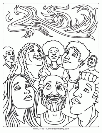 Bible Story Coloring Pages: Spring 2020 — Illustrated Ministry