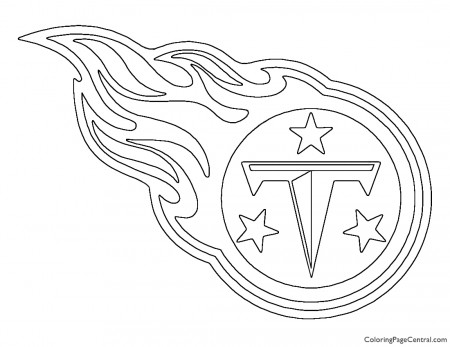 NFL Tennessee Titans Coloring Page | Coloring Page Central