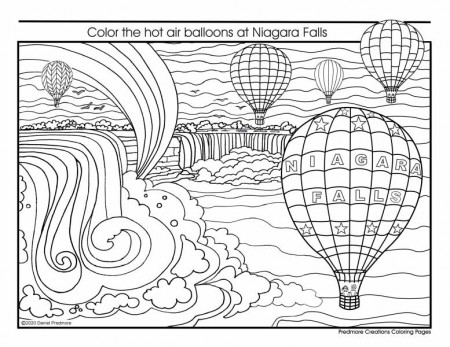 Free Printable Niagara Falls USA Coloring Pages - Niagara Falls USA Blog