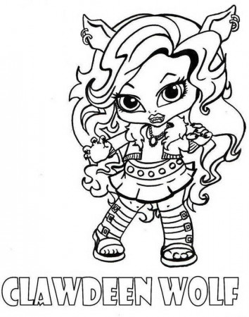 Beautiful Wolf Girl Coloring Pages - Coloring Pages For All Ages