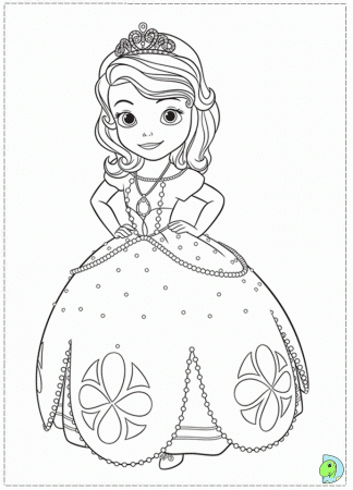 Amazing of Disney Sofia The First Princess Coloring Pages #1010