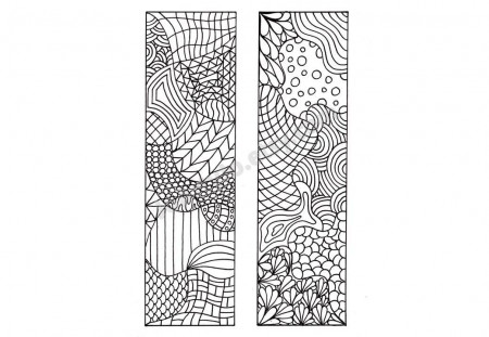 Bookmark - Coloring Pages for Kids and for Adults