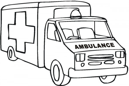 Ambulance Coloring Pages Perfect - Coloring pages