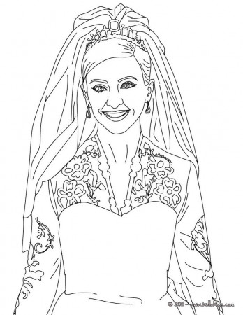 KATE and WILLIAM coloring pages - Prince William and Kate Middleton