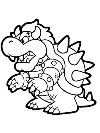 Bowser Coloring Pages - Best Coloring Pages For Kids