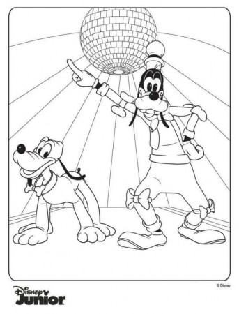 Kids-n-fun.com | Coloring page Mickey Mouse Clubhouse goofy and pluto