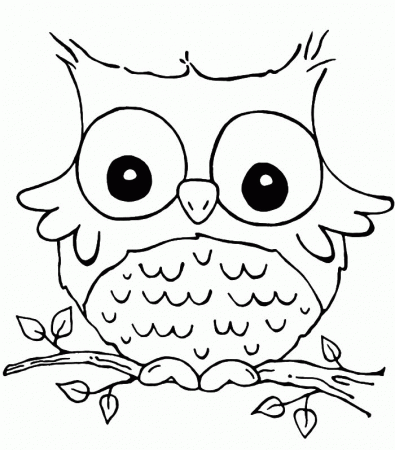Cute Owl With Bees Coloring Pages Free Barn Cute Owl Stuff - LowGif
